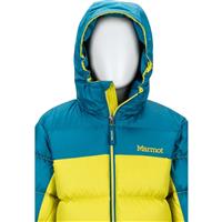 Youth Guides Down Hoody - Citronelle / Moroccan Blue
