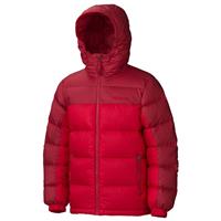 Youth Guides Down Hoody - Team Red/Dark Crimson