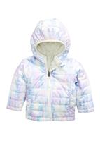 Infant Reversible Mossbud Swirl Hoodie - Purdy Pink Snow Dust Print - Infant Reversible Mossbud Swirl Hoodie - WinterKids.com                                                                                               