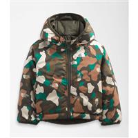 Youth Baby Reversible Perrito Hooded Jacket - New Taupe Green