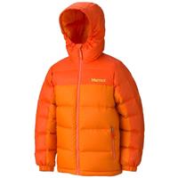 Youth Guides Down Hoody - Orange Spice / Sunset Orange