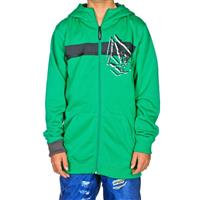Mustard Long Fleece Full Zip (Black) - Poison