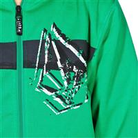 Mustard Long Fleece Full Zip (Black) - Poison