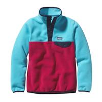 Patagonia Lightweight Synchilla Snap-T Pullover - Girl's - Portofino Pink
