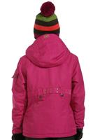 Girls Rosalee Jacket (Magenta) - Back View