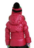 Girls Sheer Bliss Jacket (Fuchsia) - Back View