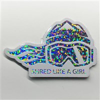 3" Holographic Glitter Sticker