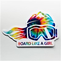 3 Tie-Dye Sticker - Board Like A Girl