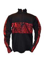 Boys Creepy Dry Web T-Neck (Black/Black/Red) - Closeout - Boys Creepy Dry Web T-Neck (Black/Black/Red) - Closeout