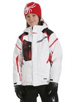 F11 Boys Leader Jacket (White/Black/Red) - 2011 Boys Leader Jacket (White/Black/Red)