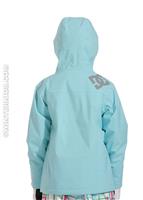 F11 Girls Summit Jacket (Blue Radiance) - Back View