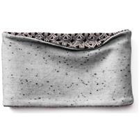 Thermal Merino Pattern Reversible Headband - White / Black - Reversed