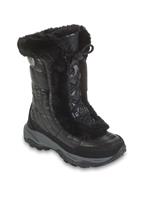 Girls Nuptse Fur II (Shiny Black/Black) - Girls Nuptse Fur II (Shiny Black/Black)