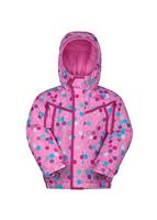 Toddler Lotta Dots Jacket (Ruffle Pink Print) - 'Toddler Lotta Dots Jacket (Ruffle Pink Print)