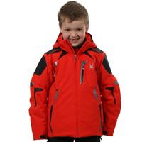 Boys Vail Jacket (White/Volcano/Black) - Volcano / Black / Volcano