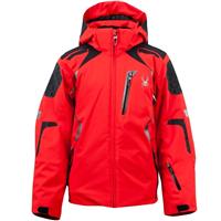 Boys Vail Jacket (White/Volcano/Black) - Volcano / Black / Volcano