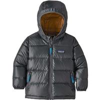 Youth Baby Hi-Loft Down Sweater Hoody - Forge Grey w/ Beech Brown