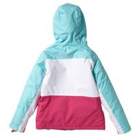 Girls Amo Jacket (White/Crazy Pink/Blue Radiance) - White / Crazy Pink / Blue Radiance