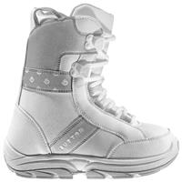Grom Lace Boot (White / Silver) - Closeout - White / Gray
