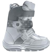 Grom Lace Boot (White / Silver) - Closeout - White / Gray