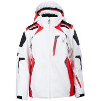 Boys Vail Jacket (White/Volcano/Black) - White / Volcano / Black