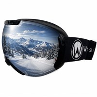Double Lens Goggle - Black Frame w/ Clear Lens (A60-Clear)