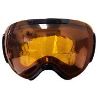 Double Lens Goggle - Black Frame w/ Amber Lens (A60-Amber)