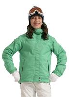Girls Smarty Ava Insulated 3-in-1 Jacket (Slime Linen Denim) - Girl's Smarty Ava Insulated 3-in-1 Jacket (Slime Linen Denim)