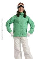 Girls Smarty Ava Insulated 3-in-1 Jacket (Slime Linen Denim) - Alternate View
