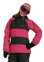 Girl's Posie Jacket (Denim Twill Black/Pop) - Girl's Posie Jacket (Denim Twill Black/Pop)
