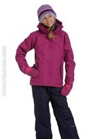 Girls Bugaboo 3-in-1 Parka (Raspberry/Iris Glow) - Alternate View