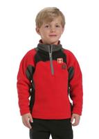 Boys Wheelie Fleece Top (True Red) - Boys Wheelie Fleece Top (True Red)