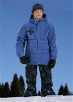 Boys Division Insulated Jacket (Royal) - Alternate View                                                                                                                                        