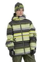 Boys Stripe Insulated Jacket (Acid Skurvy Stripe) - 'Boy's Stripe Insulated Jacket (Acid Skurvy Stripe)