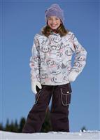 Girls Doodilush Insulated Jacket (Lavender) - Alternate View