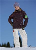 Girls Lumina Insulated Jacket (Grape Linen) - Alternate View