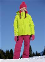 Girls Electric Jacket (Sharp Lime) - Alternate View