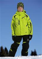 F11 Boys Leader Jacket (Sharp Lime/Black) - Alt. View