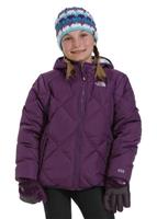F11 Girls Reversible Down Moondoggy Jacket (Gravity Purple) - The North Face Girls Reversible Moondoggy Jacket (Gravity Purple)