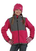 Girls Printed Denali Jacket (Fusion Pink) - Girls Printed Denali Jacket (Fusion Pink)                                                                                                             
