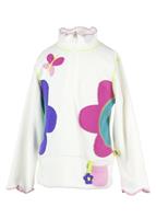 Girls GaGa Fleece Top (Marshmallow) - Studio Shot