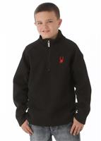 Boys Outbound Half Zip Sweater (Black) - Boys Outbound Half Zip Sweater (Black)