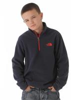 Boys Glacier 1/4 Zip (Deep Water Blue/Fiery Red) - Boys Glacier 1/4 Zip (Deep Water Blue/Fiery Red)