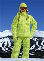 Girls Mynx Jacket (Sharp Green Vision Print) - Closeout - Alternate View