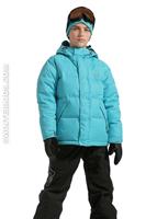 Boys Linear Down Jacket (Aegean) - Closeout - Alternate View