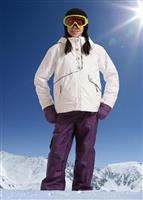 Girls Melia Jacket (White) - Closeout - Alternate View