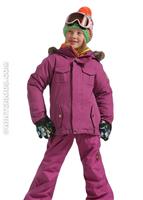 Girls Prism System 3-in-1 Jacket (Razzle Dazzle/Mango Tango) - Alternate View