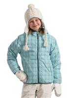 Girls Reversible Down Moondoggy Jacket (Fissure Green) - Closeout - 2010 Girls Reversible Down Moondoggy Jacket (Fissure Green) - Closeout