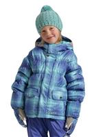 Girls Allure Puffy Jacket (Robins Egg Blur Plaid) - Closeout - 2010 Girl's Allure Puffy Jacket (Robin's Egg Blur Plaid) - Closeout