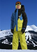 Defender Down Puff Jacket (Cyan) - Closeout - Alternate View